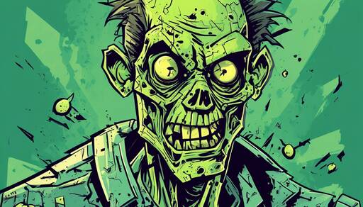 Radioactive Zombie: A Ghoulish Graphic Novel Portrait