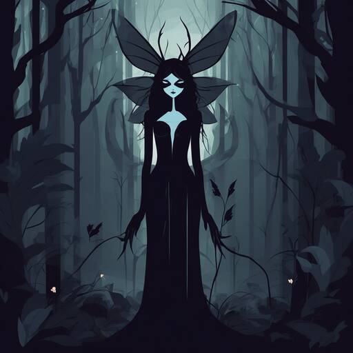 Mystic Guardian of the Shadowed Forest