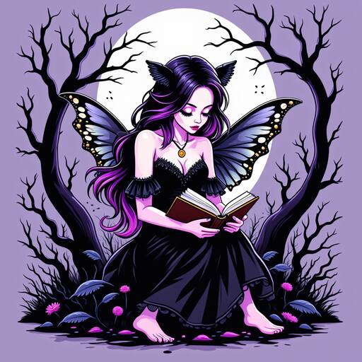 Enchanted Reader: A Fairy's Literary Twilight