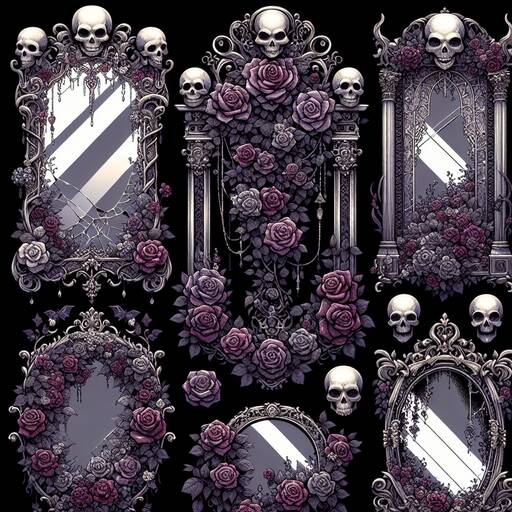 Macabre Mirrors: Gothic Reflections of Mortality and Beauty