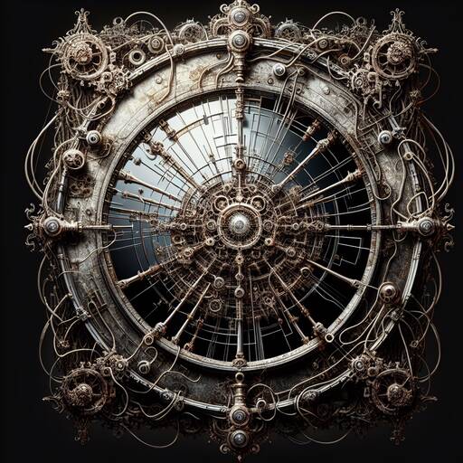 Intricate Steampunk Chronometer: A Mechanical Masterpiece